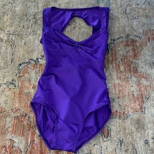 purple natalie leotard